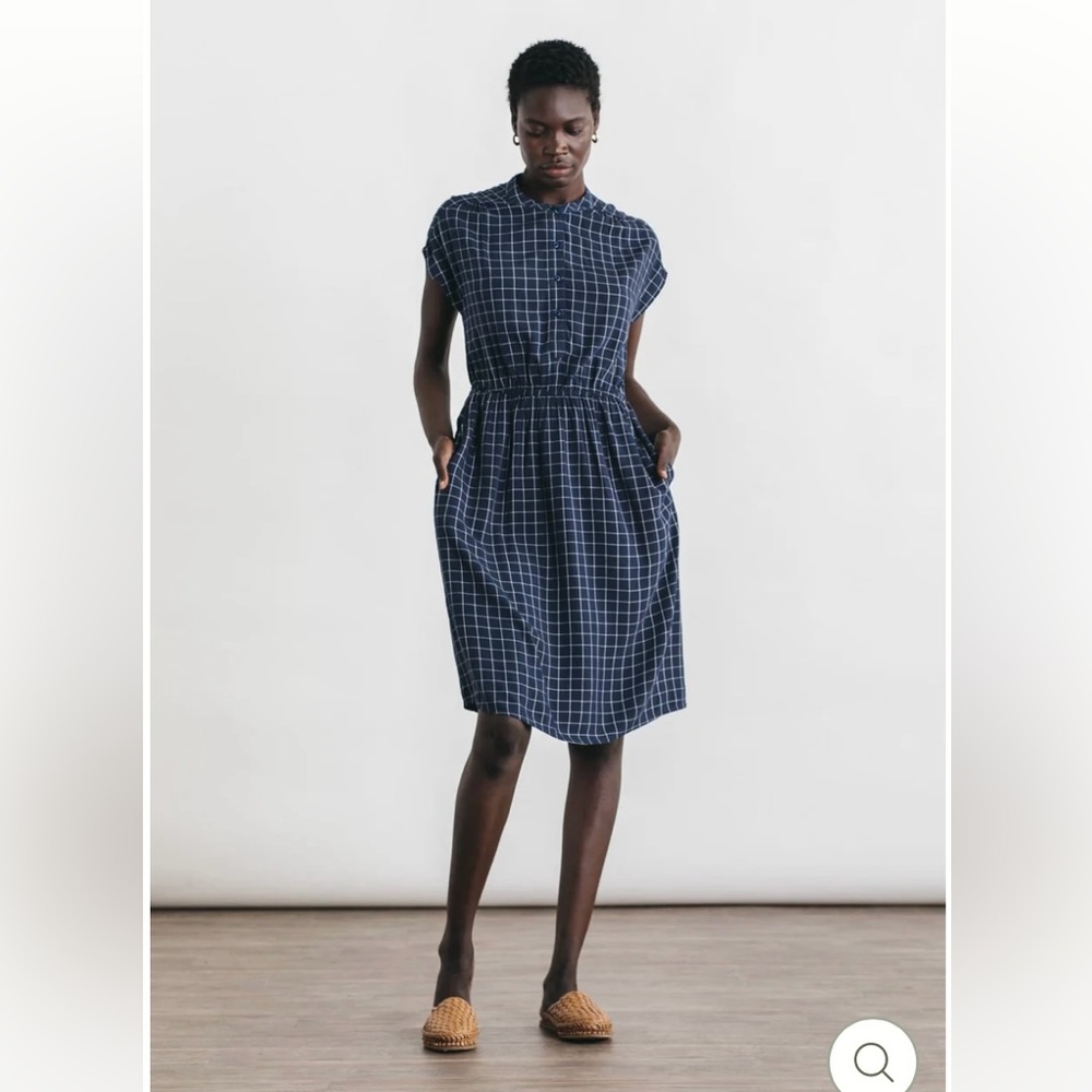 Bridge and Burn Lorane Windowpane dress